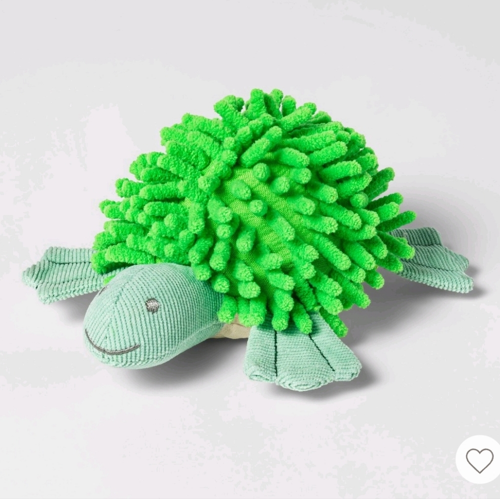 Boots & Barkley Turtle Plush Dog Toy